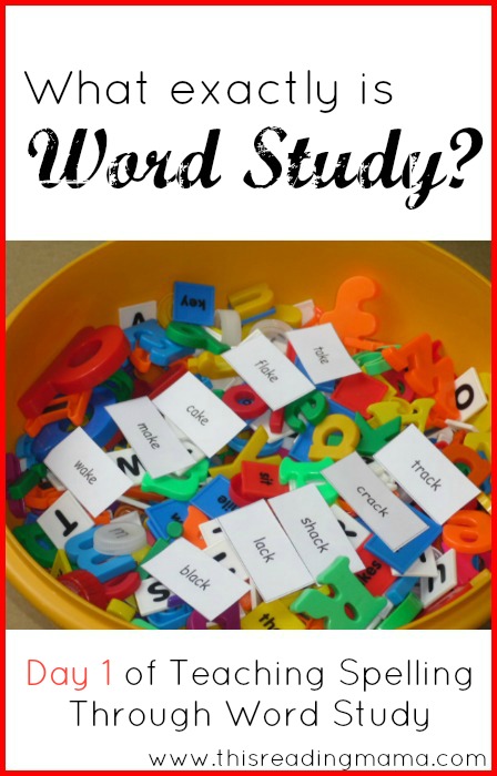 What Exactly is Word Study? 