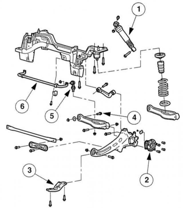 Задняя подвеска форд фокус 3 универсал схема с описанием и фото