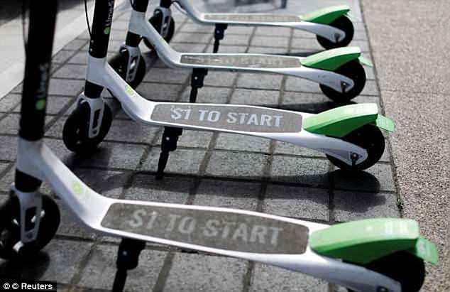 San Francisco-based startup Lime fitted  the alarm to its scooters, which shouts out: 
