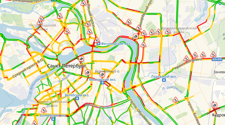 Ярославское шоссе пробки сейчас онлайн карта смотреть