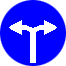 Знак 4.1.6 Движение направо или налево Знак 4.1.6 Движение направо или налево