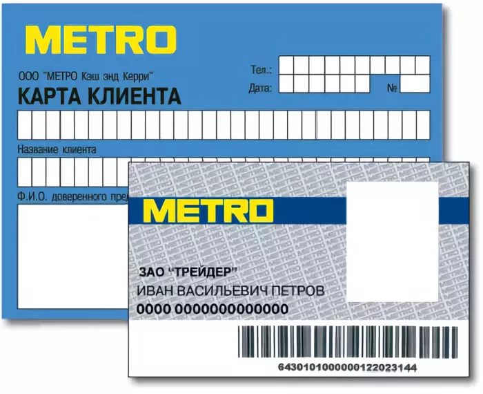 Metro карта лояльности