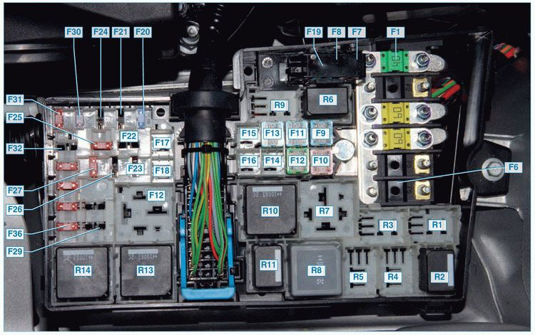 Предохранитель 80a фокус 3