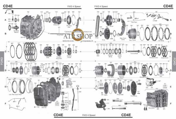 Cd4e акпп схема