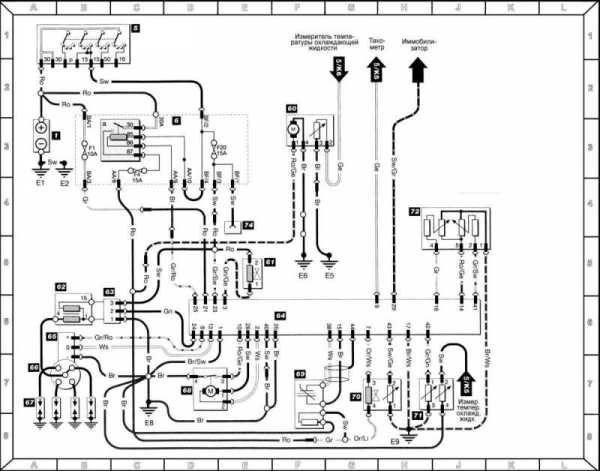 Электрическая схема холодильника indesit