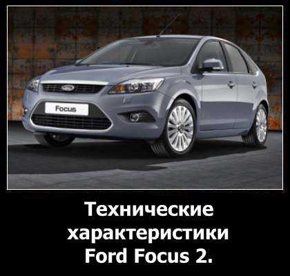 Ford focus 2 размеры