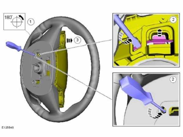 Снятие руля меган 2