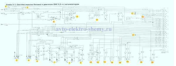 Коммутатор форд сиерра распиновка