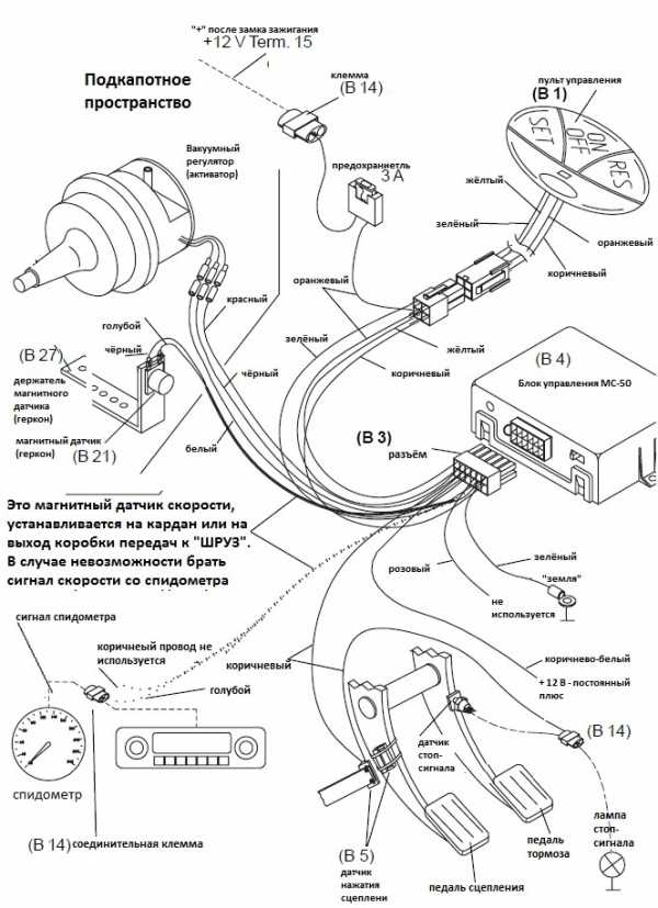 Круиз контроль своими руками схема