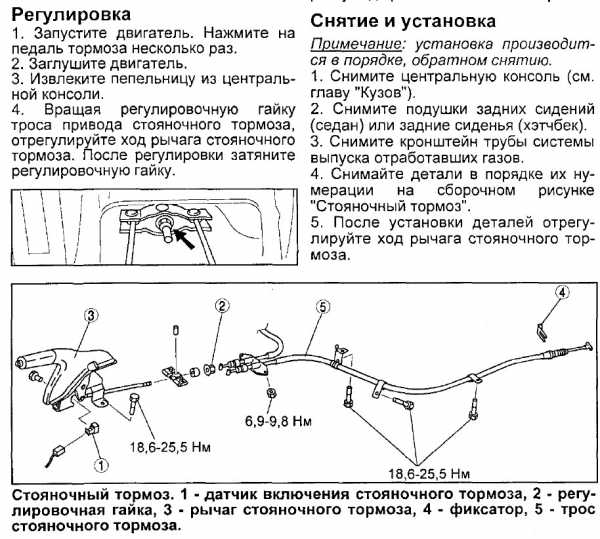 Трос ручника мазда премаси