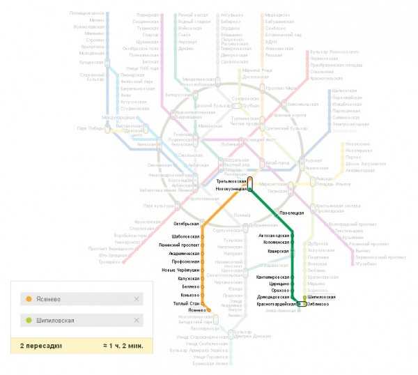 Самый долгий путь в метро москвы