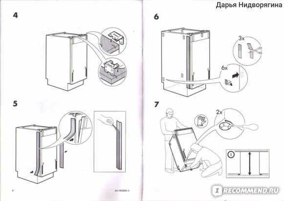 Посудомоечная машина икеа инструкция