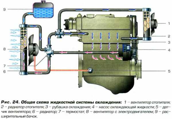 Схема помпы автомобиля