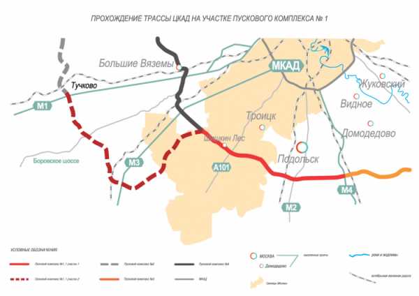 Третье транспортное кольцо вокруг москвы карта