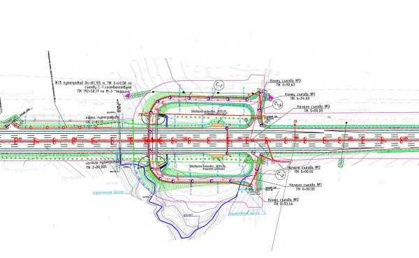 Схема реконструкции киевского шоссе