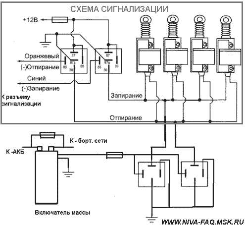 Схема аккумуляторной установки без элементного коммутатора