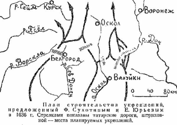 Карта засечная черта